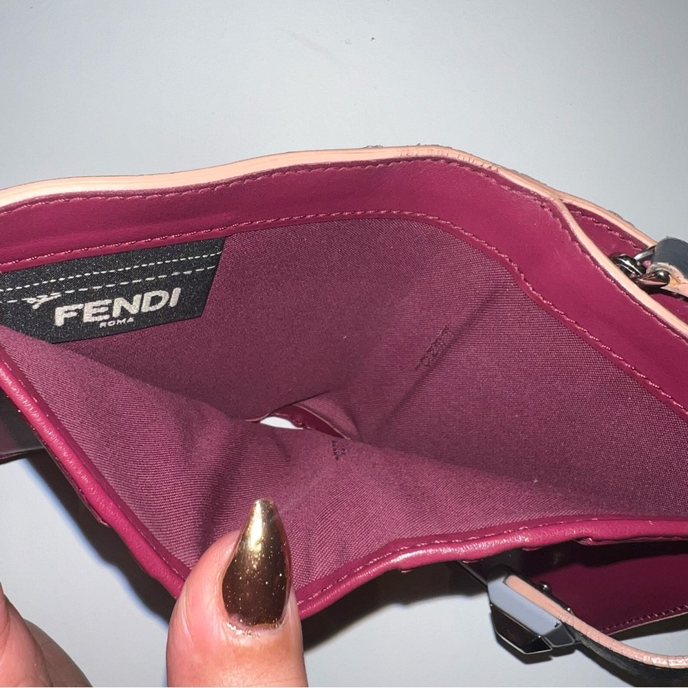 Gray Leather Fendi Bifold Wallet - Picture 11 of 12